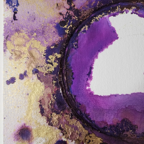 HANDCRAFTED Abstract Painting HANDPAINTED Wall Art Decor HANDMADE Artwork - Picture 10 of 17